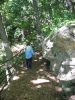 PICTURES/Effigy Mounds National Monument/t_Sharon On Trail2.JPG